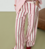 LEROY PINK STRIPED TWILL PANTS